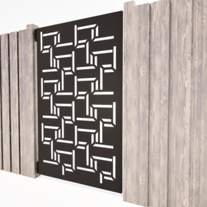 Pedestrian Gate  - Random Lines