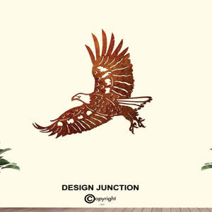 Powder Coated Metal Wall Art: Flight of the Eagle - Metal Wall Art