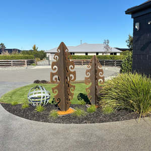 Surf Symphony -  Corten Steel Garden Sculpture