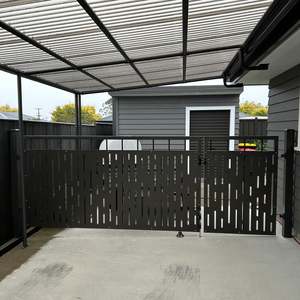 Driveway Metal Gate  - The Vertical Lines