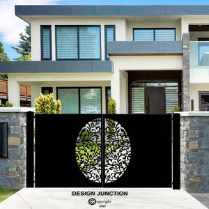 Decorative Driveway Gate  - Floral Explosion