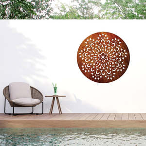 Metal Wall Art - Mandala Lupt