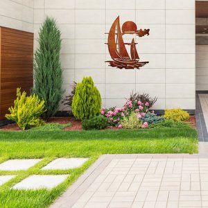 The Boat- Metal Art