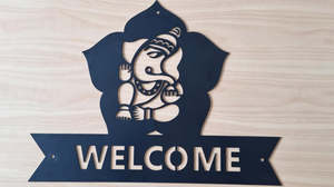 Welcome Ganesha Monogram -  ** Clearance **