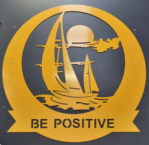 Be Positive The Boat Monogram -  ** Clearance **