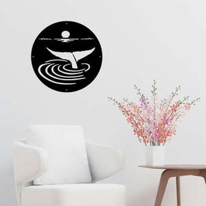 Black Friday Deal - Whale Tail- Laser Cut Metal Wall Art