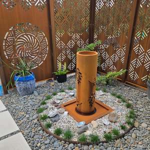 Birds Paradise - Garden Water Fountain Corten Steel