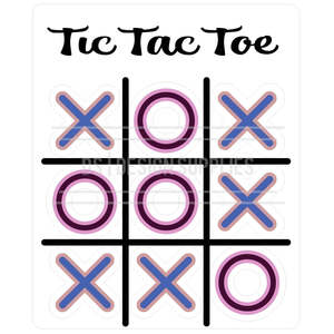 Acrylic Blanks Christmas: Acrylic - Tic Tac Toe Set