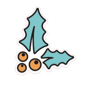 Acrylic Blanks Christmas: Acrylic - 3 Inch Holy Leaf