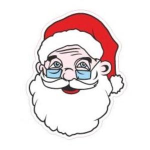 Acrylic Blanks Christmas: Acrylic - 3 Inch Santa Clause Head