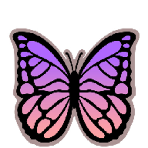 Acrylic Blanks Animal: Acrylic - Butterfly