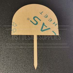 Acrylic Blank Cake Topper: Acrylic - 4 Inch Rainbow Cake Topper - 7 Colours