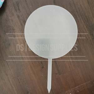 Acrylic - 6 Inch Circle Cake Topper