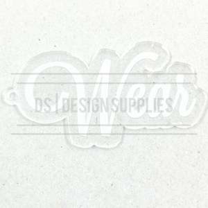 Acrylic Blanks Words: Acrylic - 3 Inch Wear -10 Colours