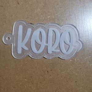 Acrylic Blanks Words: Acrylic - Koro - 3 Inch
