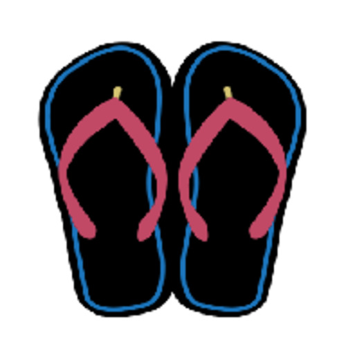 Acrylic Blanks Shapes: Acrylic - Jandals