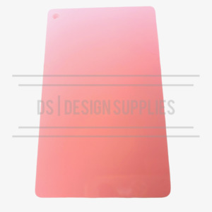 Acrylic Blank Pastels: Acrylic - 3 inch Rectangle Pastel Pink