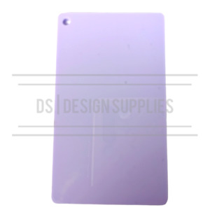 Acrylic - 3 inch Rectangle Pastel Lilac
