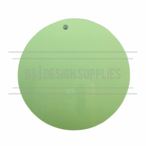 Acrylic Blank Pastels: Acrylic - 2.5 inch Circle Pastel Mint