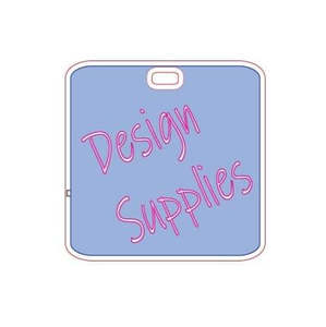 Acrylic Bookmark Luggage Tag: Acrylic - Luggage Tag - Square 3 Inch