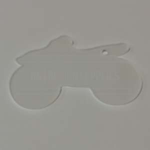 Acrylic Blanks Machinery: Acrylic - 2.5 Inch - Motor Bike