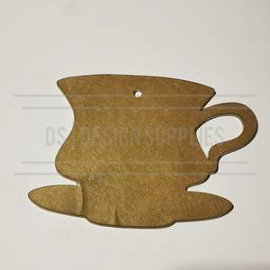 Acrylic Blank Food: Acrylic - Tea Cup- 3 Inch