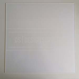 Acrylic Blanks Square: Acrylic - Square 30cm x 30cm