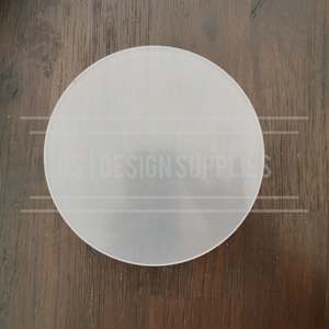 Acrylic Blanks Circle: Acrylic - Circle - 20cm/8Inch