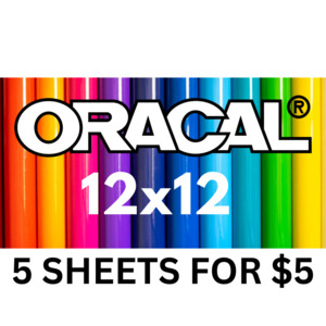 Oracal 12x12 5 Sheets