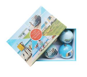 NZ Summer Christmas Baubles Decorations - Set of 6