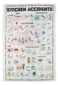 Kitchen Accidents Tea Towel