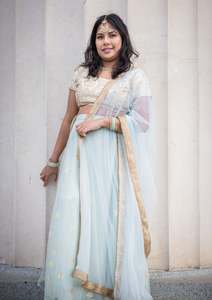 Soothing Seas Lehenga