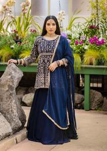 Womens Rentals: Midnight Sky Lehenga