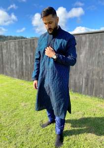 Turquoise Shade Kurta