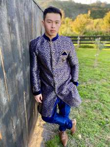 Velvet Sapphrie Sherwani