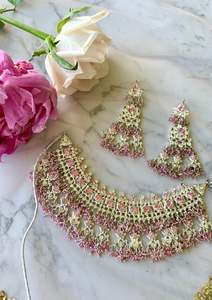 Jewellery: Sweet and Silver and Pink Set