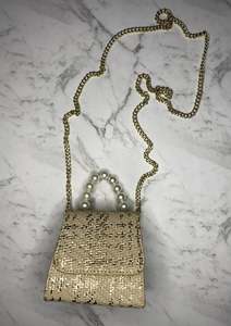 Mini Pearl Handle Bag