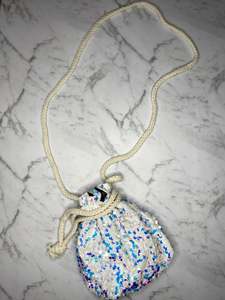 White Holographic bag