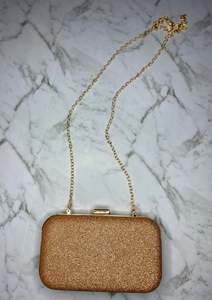 Gold Glitter clutch