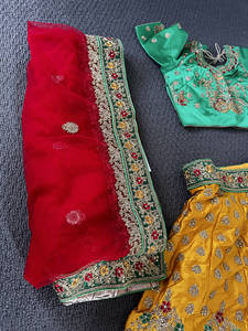 Trio Colour Lengha