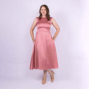 Satin Madison Midi Dress