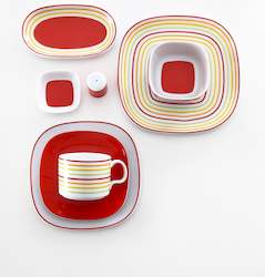 Quattro: Tea Set - Cherry (8pcs)