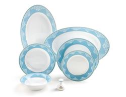 Shahrzad: Dinner Set - Armitage Turquoise (35pcs)