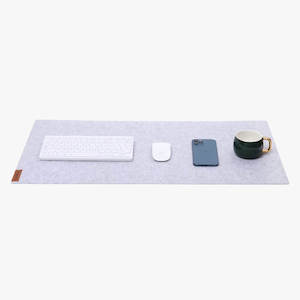 Accessories: Desk Pad - Grey felt