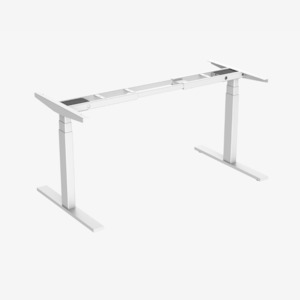 Standing Desk Frame Only Nz: SIGNATURE STANDING DESK FRAME - WHITE