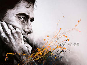 Still the Greatest - Ayrton Senna Canvas Print