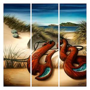 48x48 Canvas Triptychs: Echoes of the Land - Canvas Triptych Print