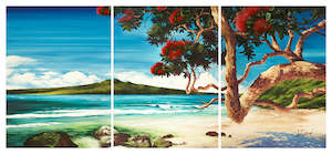 Large Canvas Triptychs: Summer - Canvas Triptych Print