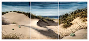 Sanddune Shadows - Canvas Triptych Print