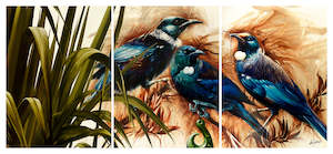 Large Canvas Triptychs: Earth Song - Canvas Triptych Print